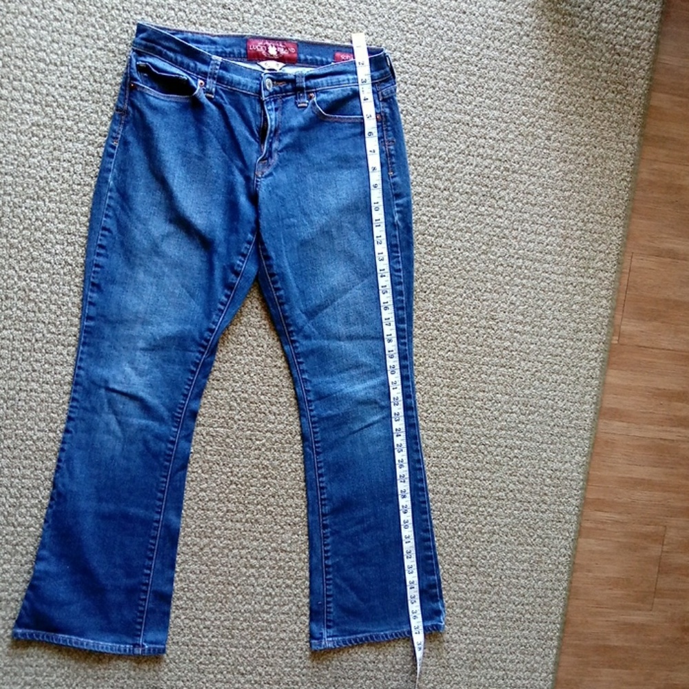 LUCKY BRAND SOFIA BOOT ANKLE JEANS SIZE 6/28 - Picture 9 of 10